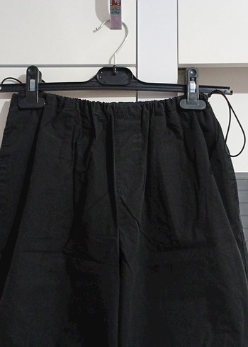 Siyah Kadın Paraşüt Pantolon - Görsel 3