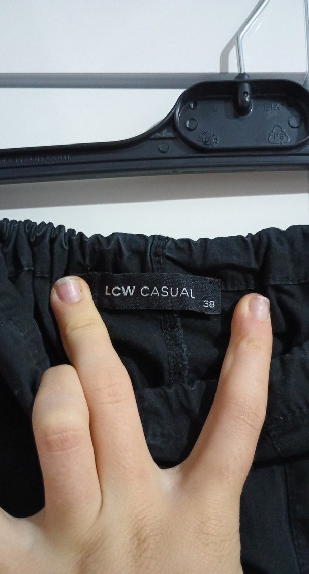 Siyah Kadın Paraşüt Pantolon - Görsel 2