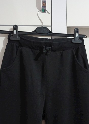 Siyah Kadın Rahat Kesim Eşofman Altı - Görsel 3