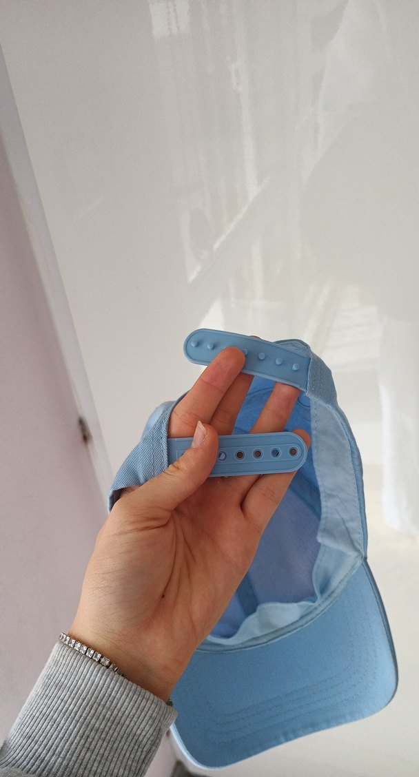 Pastel Mavi Kadın Şapka - Görsel 5