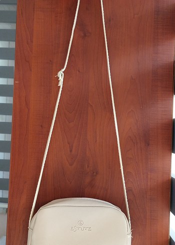 Bej Renk Deri Kadın Çanta - Görsel 2