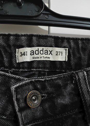 Siyah renk bol Kadın Kot Pantolon - Görsel 10