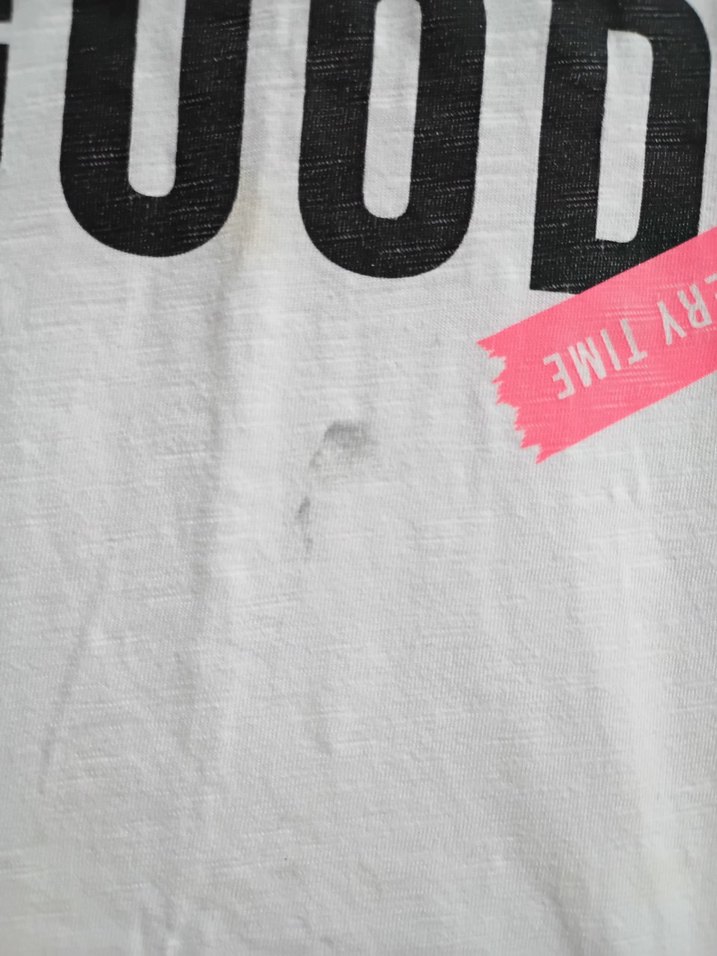 Beyaz Baskılı Uzun Kollu Kız Tişörtü - Görsel 5