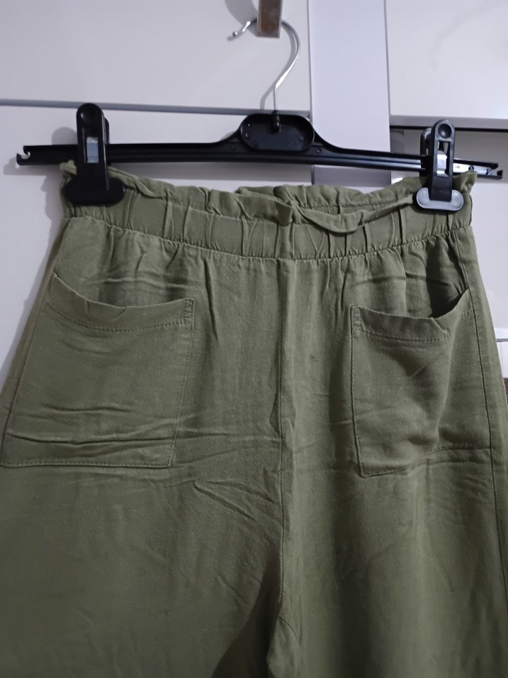 Çocuk Keten Salaş Pantolon - Görsel 2