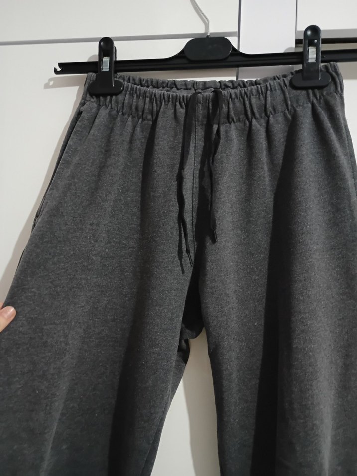 Gri Kadın eşofman - Görsel 2