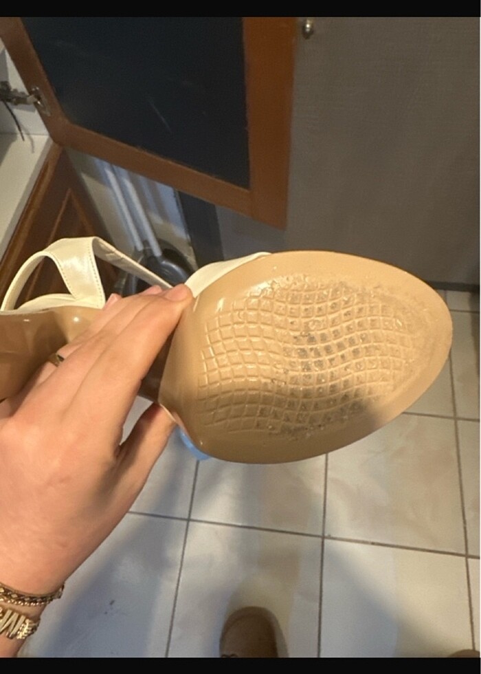 11 cm koşma garantili gelinlik ayakkabısı - Görsel 3