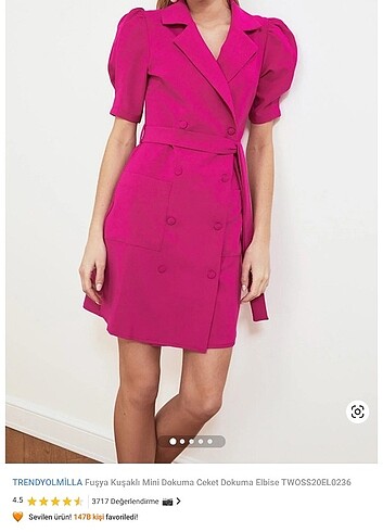 Trendyolmilla ceket elbise - Görsel 3