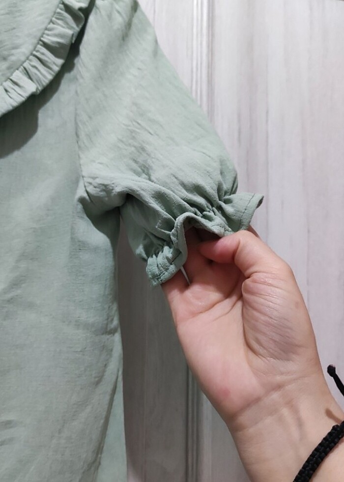 Bebe yaka gömlek  - Görsel 2