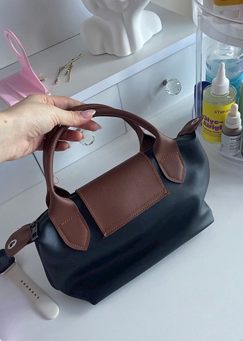 Diğer Kahverengi Tokalı Minimalist Deri Kadın Çantası