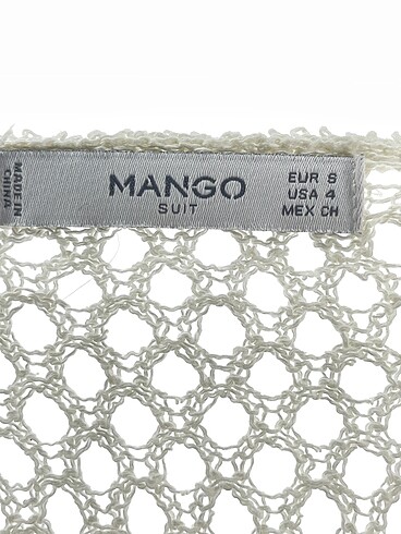 s Beden beyaz Renk Mango Uzun Elbise %70 İndirimli.