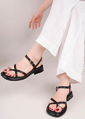 Diğer Diger Siyah Stiletto Topuklu Kadın Sandalet