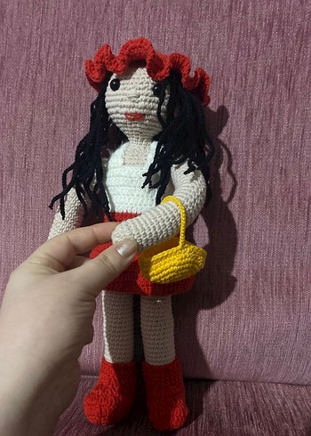 Renkli El Örgüsü Bebek - Görsel 2