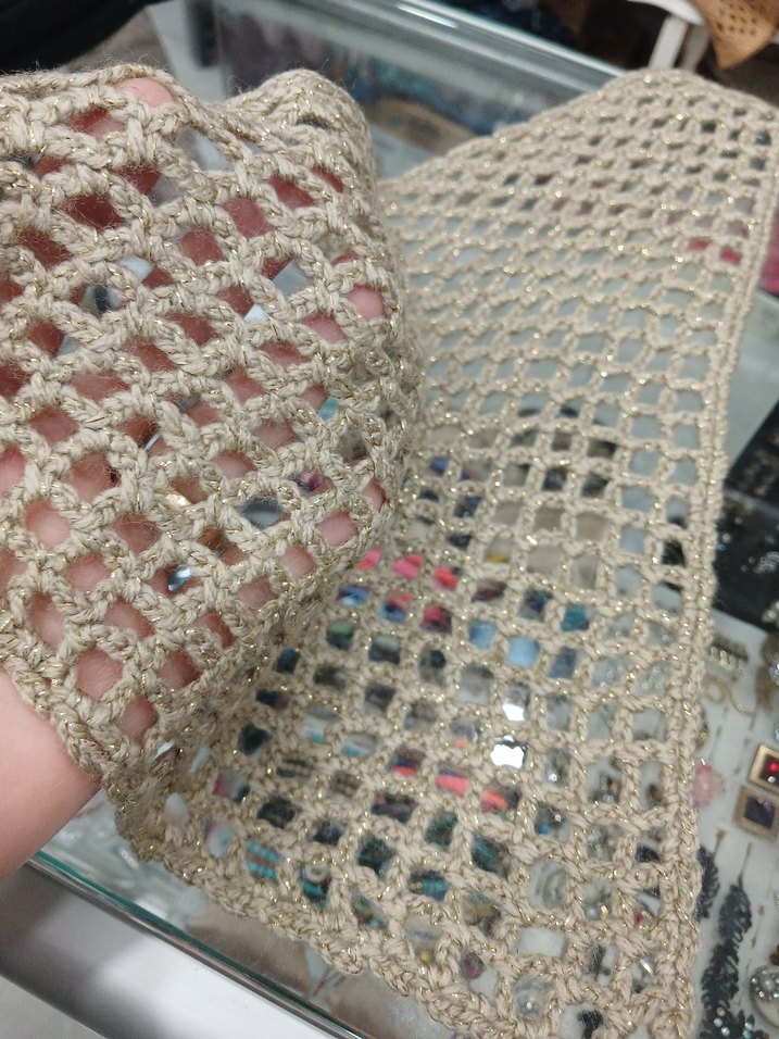 Bej Örgü Kadın Bere takımı - Görsel 3