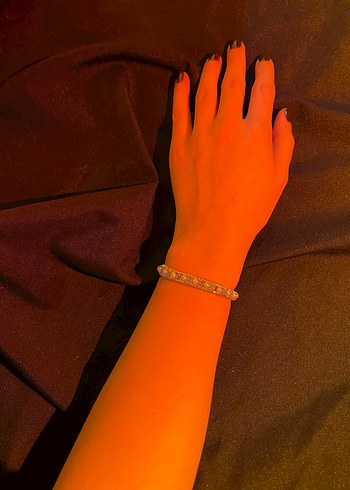 boncuklu vintage bileklik silver