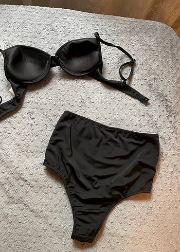 Siyah Strappy Mini Bikini Takımı - Görsel 2
