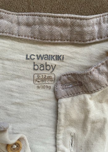 LC Waikiki Uzun Kollu Düğmeli Bebek Zıbını