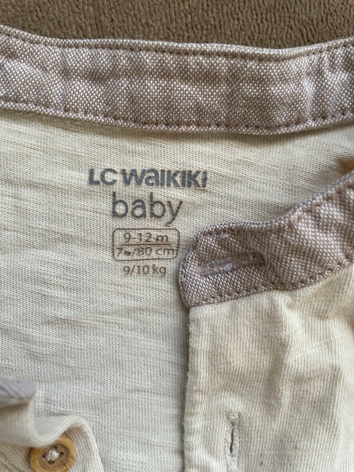 Uzun Kollu Düğmeli Bebek Zıbını - Görsel 2