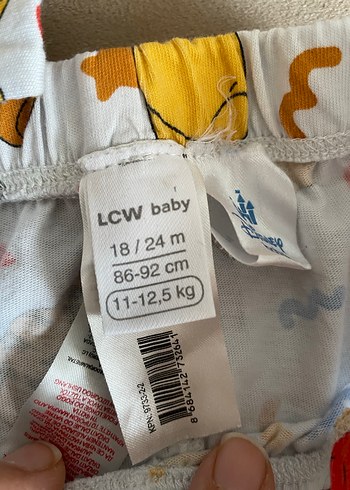 LC Waikiki Sarı Winnie the Pooh Baskılı Erkek Pijama Takımı