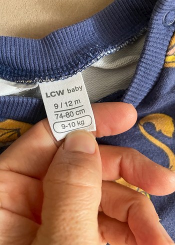 LC Waikiki Bebek Erkek Baskılı Mavi Takım