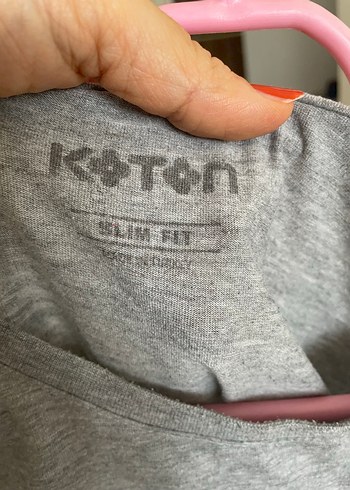 Gri Kısa Kollu Large beden erkek tişört - Görsel 2