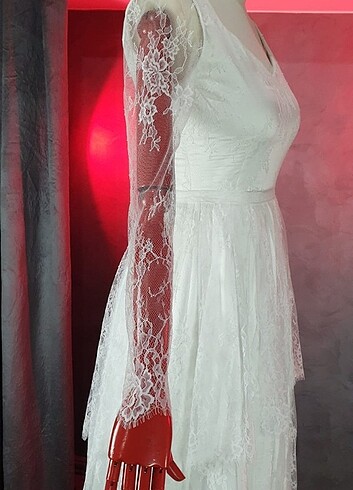 Özel Tasarım Dantel Gelinlik - Görsel 8