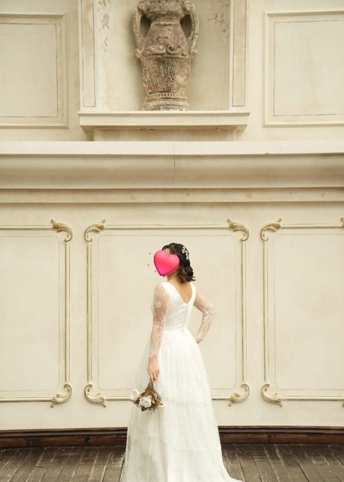 Özel Tasarım Dantel Gelinlik - Görsel 3