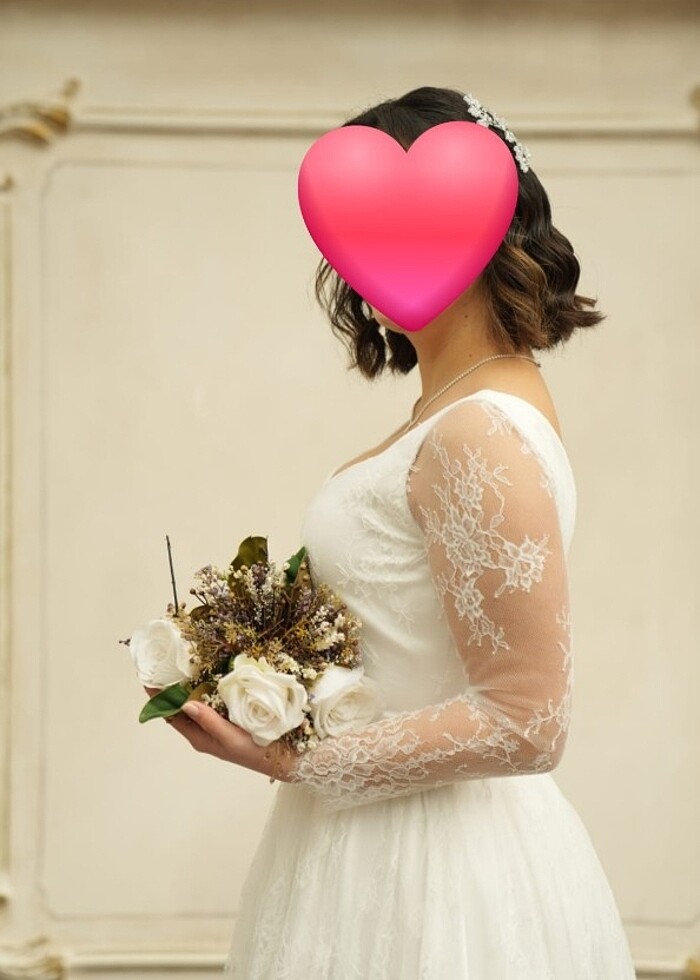 Özel Tasarım Dantel Gelinlik - Görsel 4