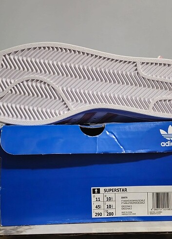 45 Beden adidas Superstar Erkek Ayakkabı