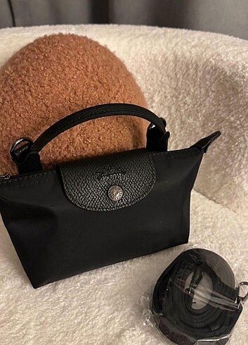 Longchamp siyah xs askılı çanta 0 no 
