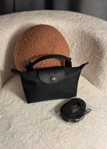  Beden Longchamp siyah xs askılı çanta 0 no 