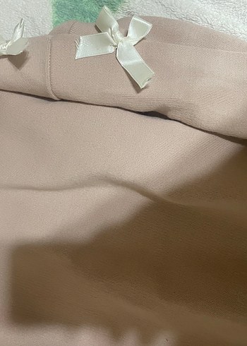 Defacto Pastel Pembe Saten Fiyonklu Rahat Ust
