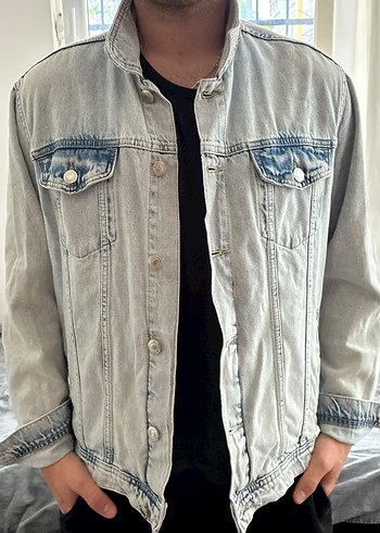 Defacto Acik Mavi Denim Ceket