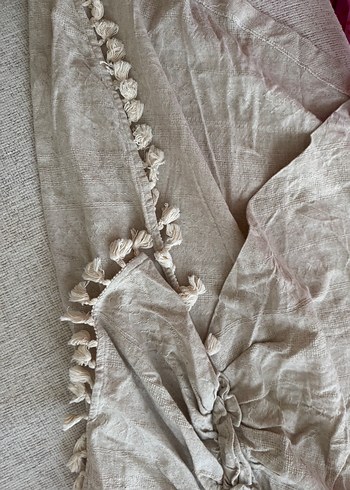 Bej Bohem Tarz Uzun Hamile Eteği - Görsel 2