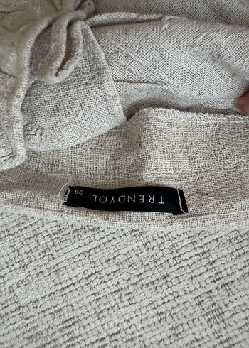 Bej Bohem Tarz Uzun Hamile Eteği - Görsel 3