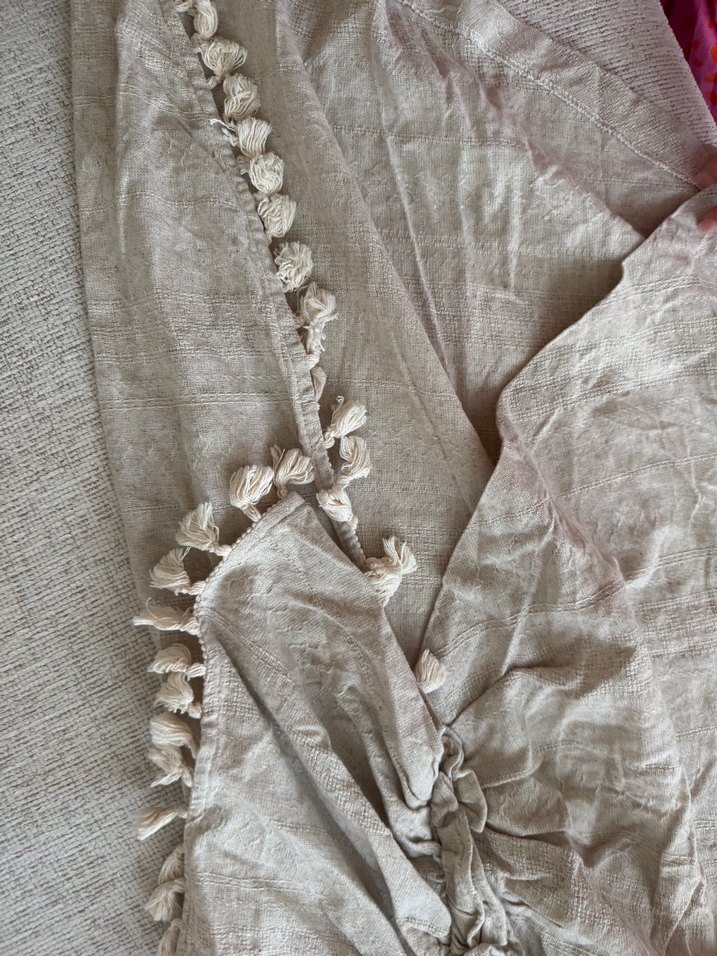 Bej Bohem Tarz Uzun Hamile Eteği - Görsel 2