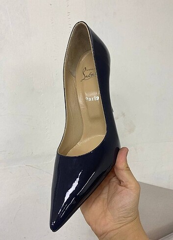 Louboutin lacivert stiletto 