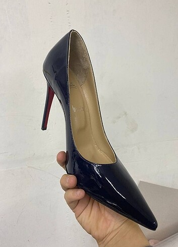 Christian Louboutin Louboutin lacivert stiletto 