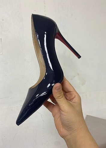 39 Beden lacivert Renk Louboutin lacivert stiletto 