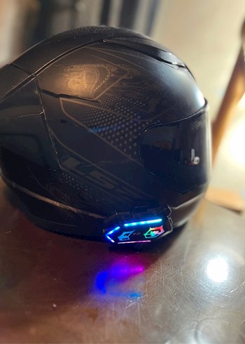 Siyah LS2 Motosiklet Kaskı - Görsel 2