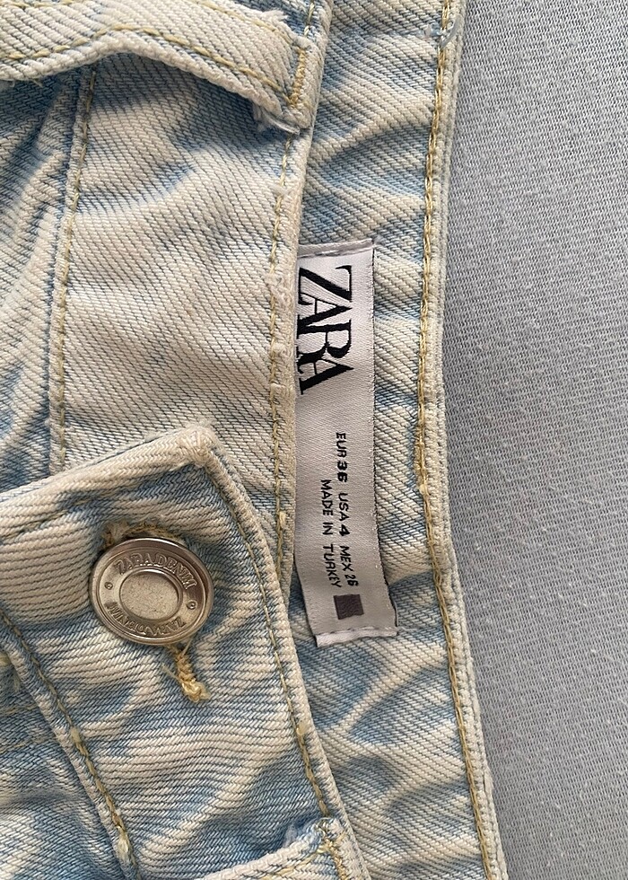 zara kot şort - Görsel 2