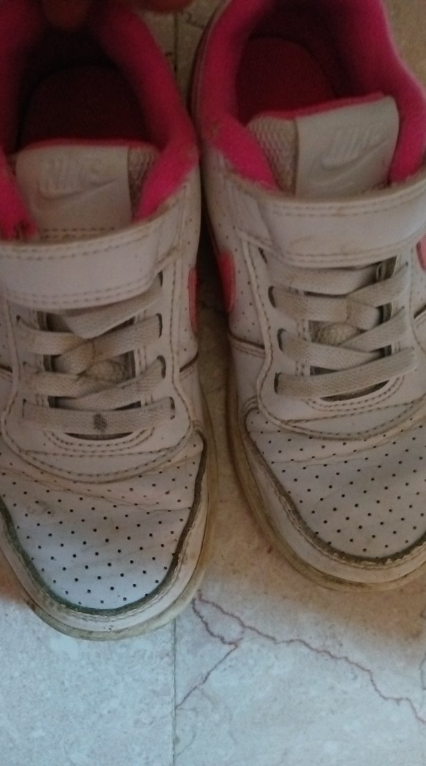 Kız Çocuk Pembe Cırtlı Spor Ayakkabı - Görsel 5