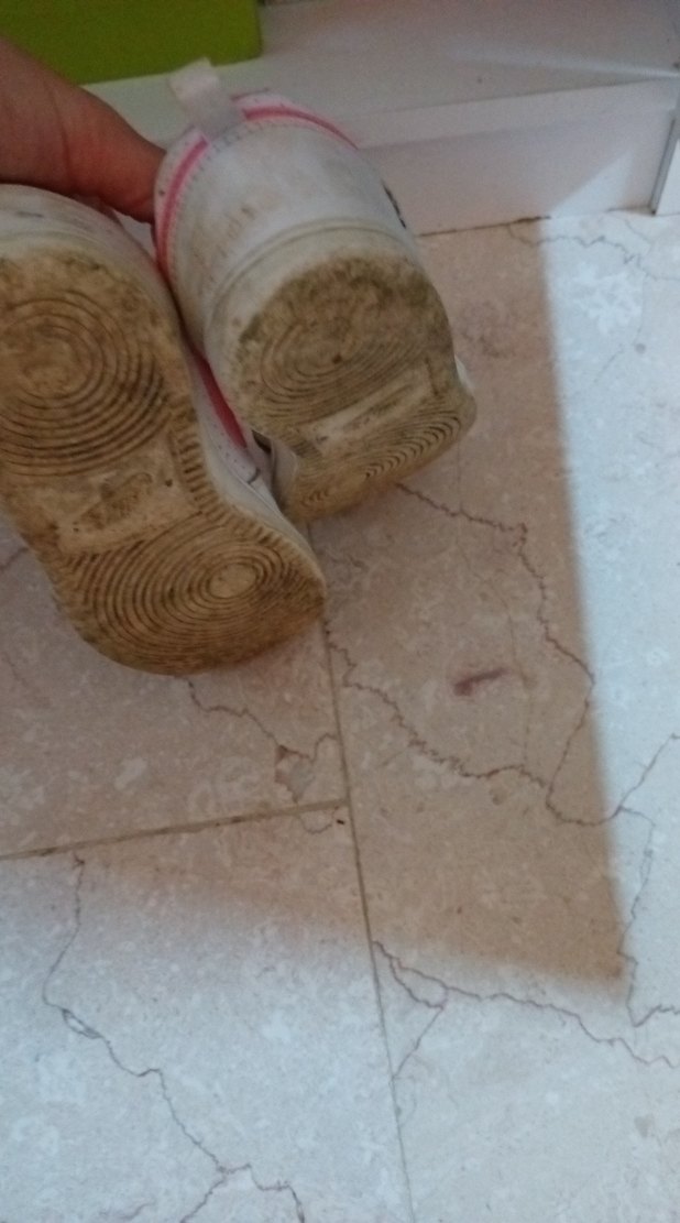 Kız Çocuk Pembe Cırtlı Spor Ayakkabı - Görsel 4