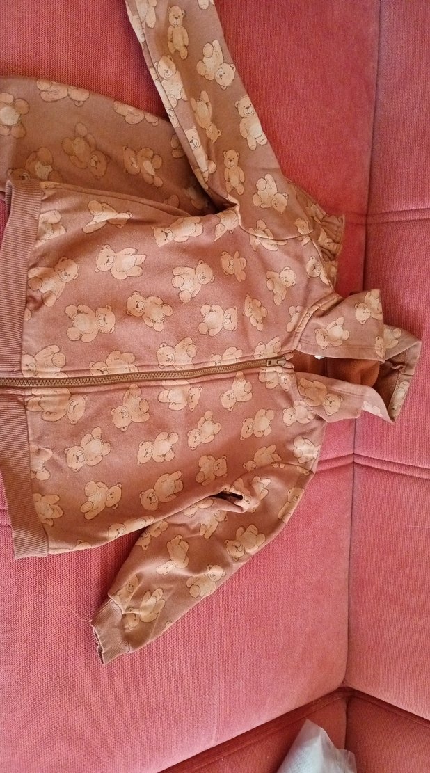 Kız Çocuk Pembe Örme Rahat Pantolon - Görsel 3