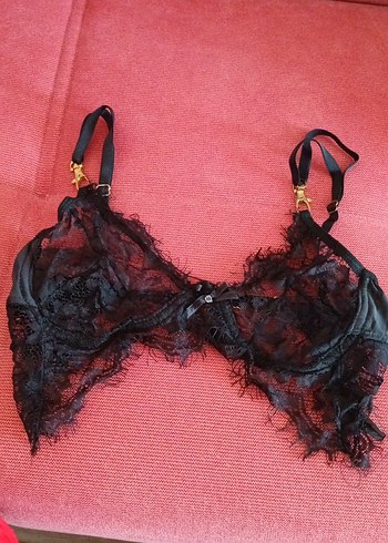 Siyah Gotik Dantel Sütyen - Görsel 2