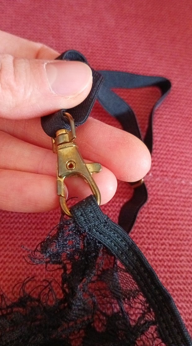 Siyah Gotik Dantel Sütyen - Görsel 4