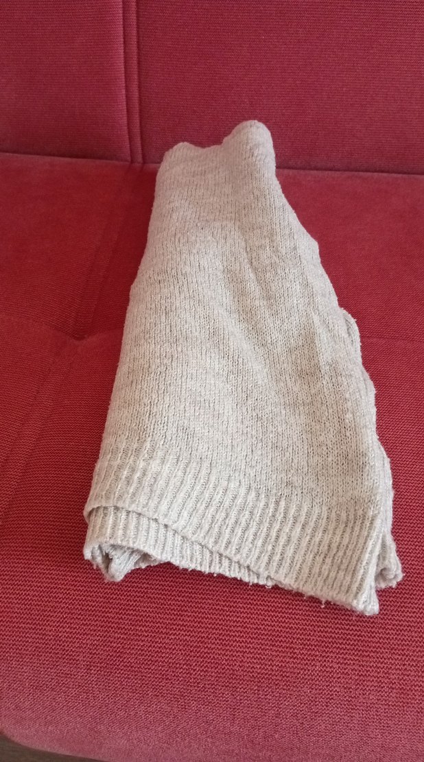 Nakışlı Gri Kadın Triko Kazak - Görsel 5