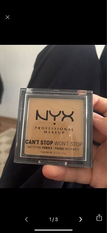 Nyx pudra golden renk