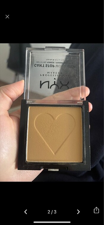 NYX Nyx pudra golden renk