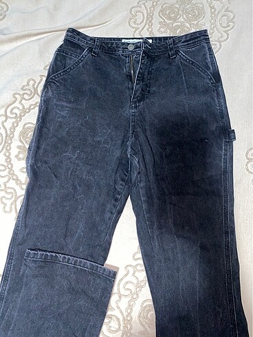 Siyah kargo jean