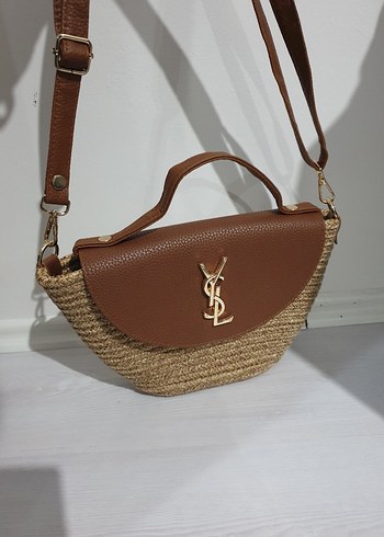 ysl hasır çanta